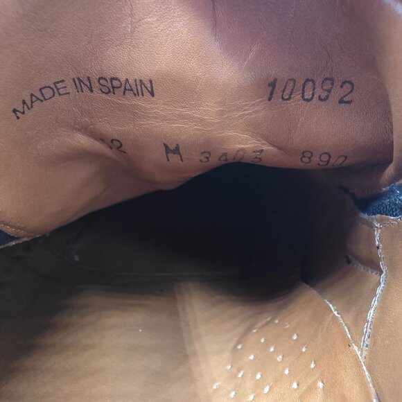 Mezlan Exotic Alligator Black Dress Shoes Mens size 12M Bit Loafers Spain 10092 - Picture 8 of 12